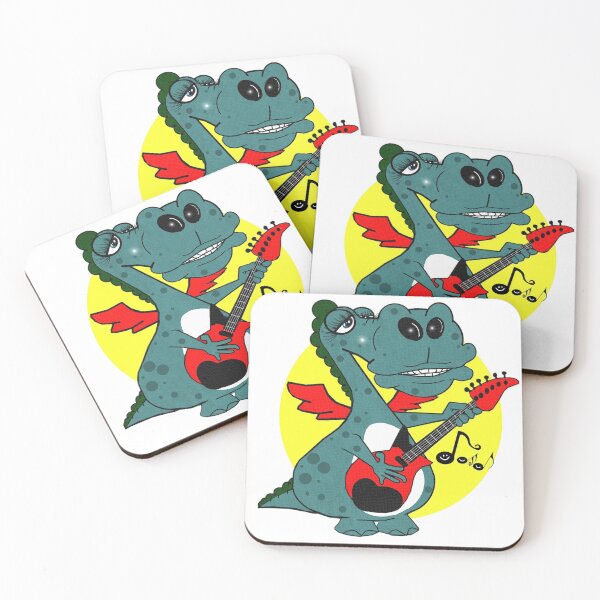 Item preview, Rock and roll dinosaur  designed and sold by Shirley cute art .