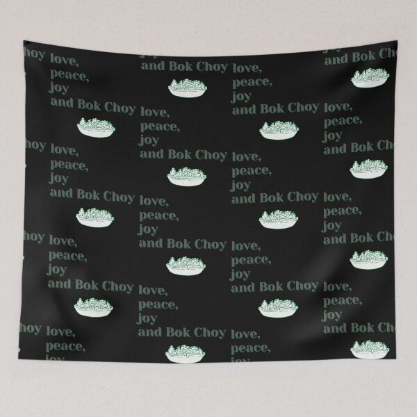 Item preview, Peace, Love, Joy and Bok Choy designed and sold by Fabuluss4Life.