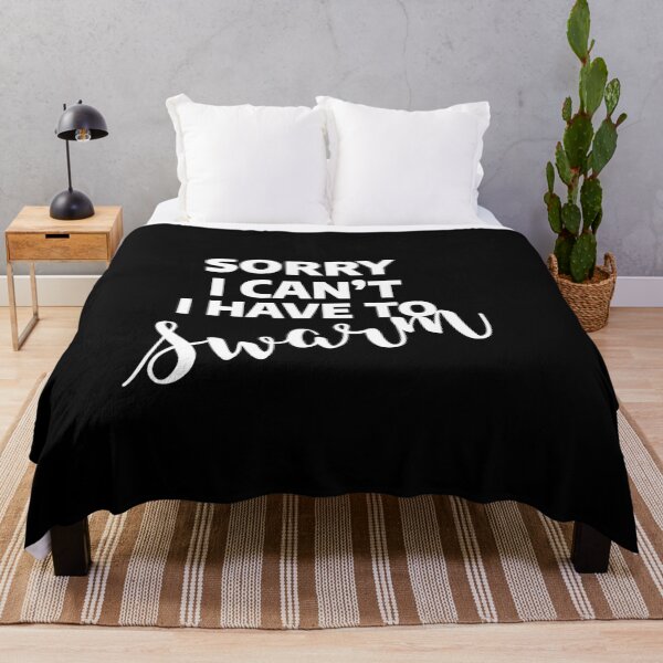 Item preview, Funny Sorry I cant, I have to Swarm Peloton Quote Workout Shirt designed and sold by JellyAF.