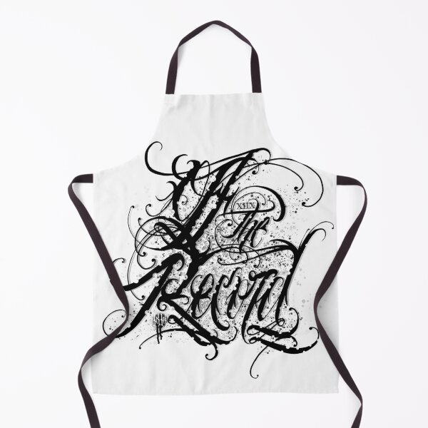 Item preview, ‘Off the Record’ Custom Letters Script designed and sold by Custom Letters Tattoo  By Kai Holland.