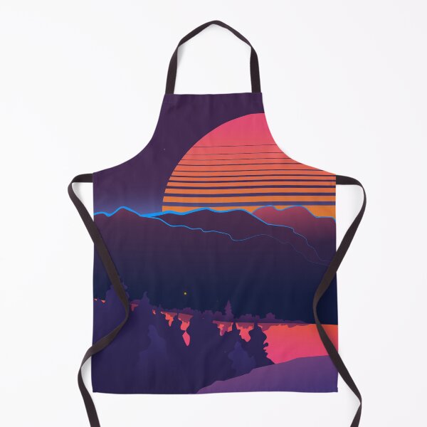 Item preview, Vaporwave mountain range designed and sold by doodlywinks.
