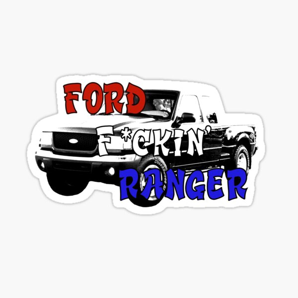 Ford Ranger Red White and Blue  Sticker for Sale by Taylorrrz