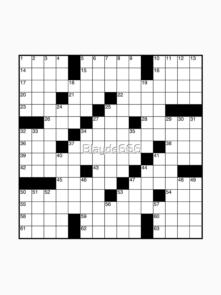 Crossword by Blayde666