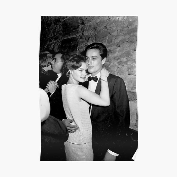 Alain Delon et Romy Schneider Poster
