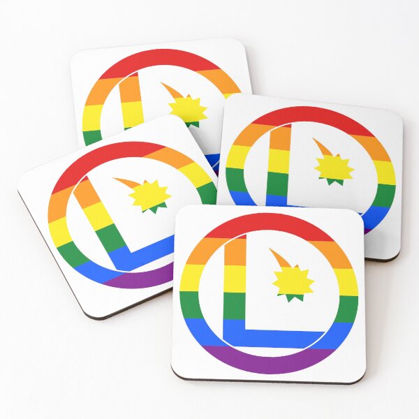 Item preview, Legion of Super-Heroes LGBTQ+ Logo 2 designed and sold by GoldenMagpie.