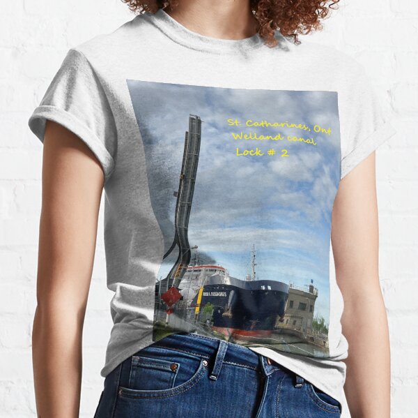 Great lake shipping - Welland canal lock 2 Classic T-Shirt