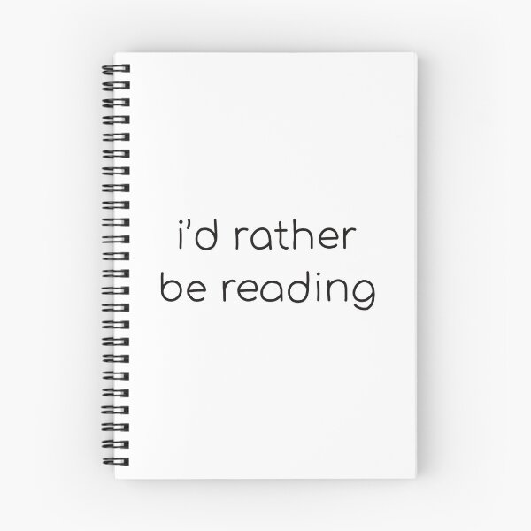 Item preview, I’d rather be reading designed and sold by acosyreader.
