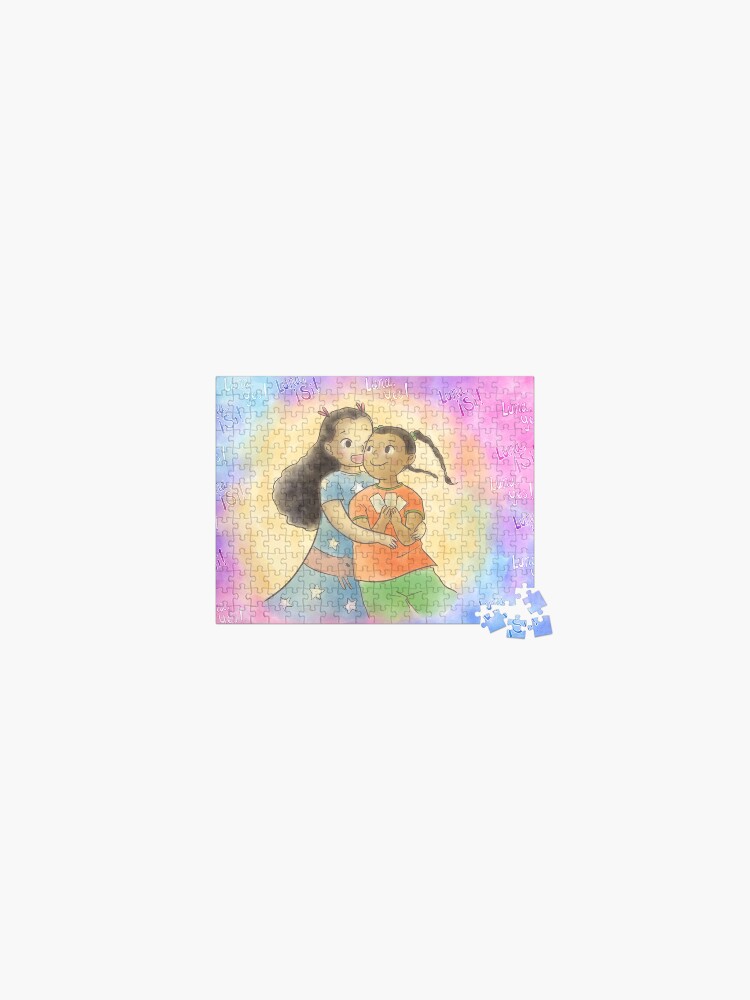 Thumbnail 1 of 2, Jigsaw Puzzle, Luna, Yes!/Luna, ¡Sí! - Hug Puzzle designed and sold by lunayeslunasi.