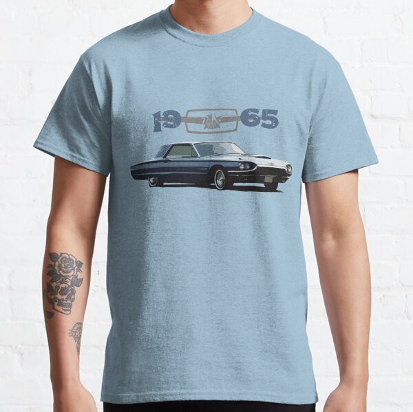 1965 White Dodge Coronet Custom Hot Rod Diner T-Shirt 65 Muscle Car Tees