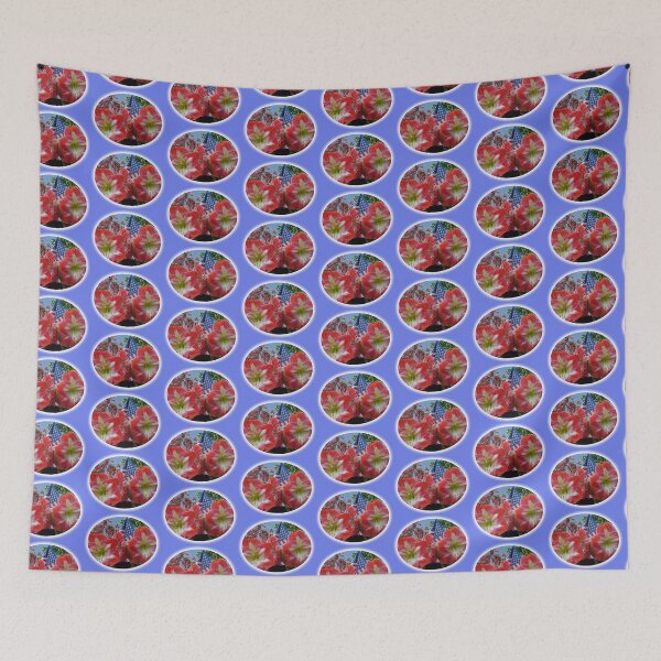 Item preview, Flag Day 2021 Design - Amaryllis - Beautiful Red, White Flowers with USA Flag. designed and sold by ThisNThatImages.