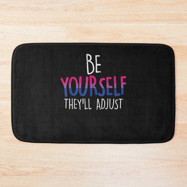 Item preview, Be Yourself They'll Adjust LGBTQ Bisexual Flag Gay Pride Bi T-Shirt designed and sold by Active-Madive.