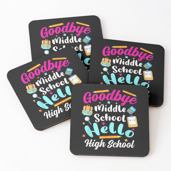 Item preview, Goodbye Middle School Hello High School Graduation T-Shirt designed and sold by Active-Madive.