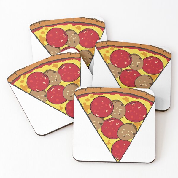 Item preview, pieza de pizza ilustrada designed and sold by hateeyes.
