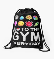 Ich gehe jeden Tag ins Fitnessstudio Turnbeutel