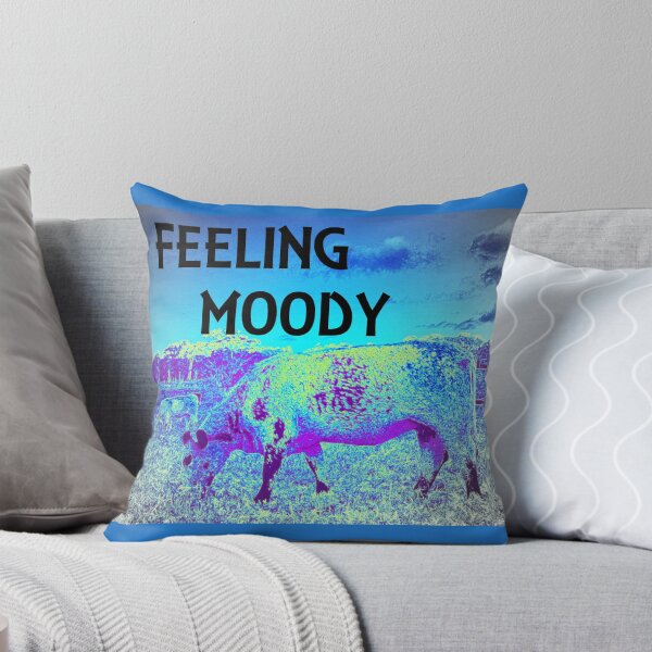 Item preview, COWS FEELING MOODY BLUES  designed and sold by Opalbluerose.