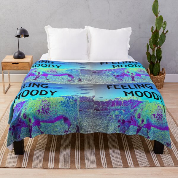 Item preview, COWS FEELING MOODY BLUES designed and sold by Opalbluerose.