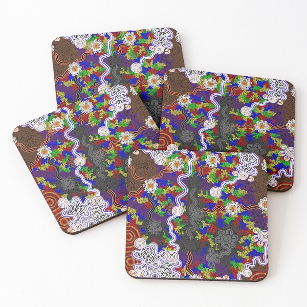 Item preview, Authentic Aboriginal Art - The struggles of an imperfect mind designed and sold by HogarthArts.