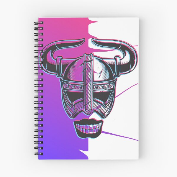 Item preview, Trippy Viking Helmet - Color Background Clean designed and sold by crazycollective.