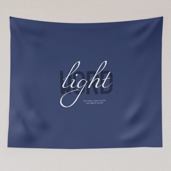 Item preview, Your word is a lamp to my feet and a light for my path. Psalm 119:105 (white), bible, gospel, light, word, christian designed and sold by challengecafe.