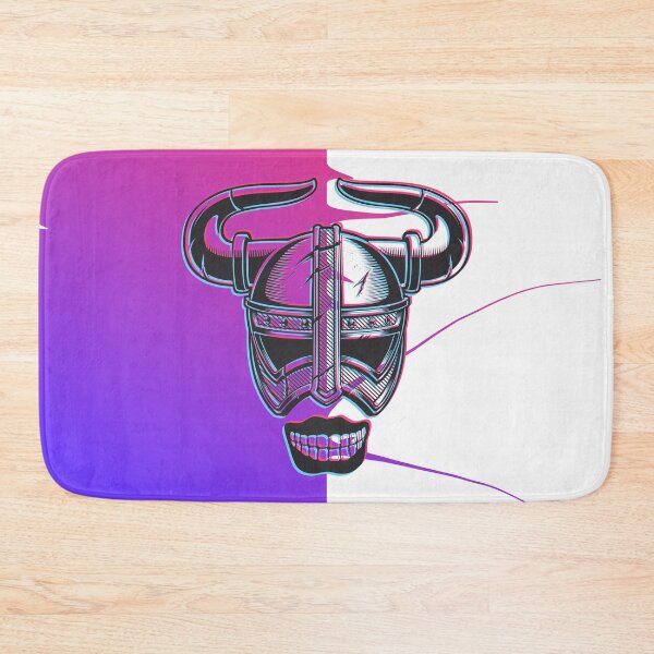 Item preview, Trippy Viking Helmet - Color Background Clean designed and sold by crazycollective.
