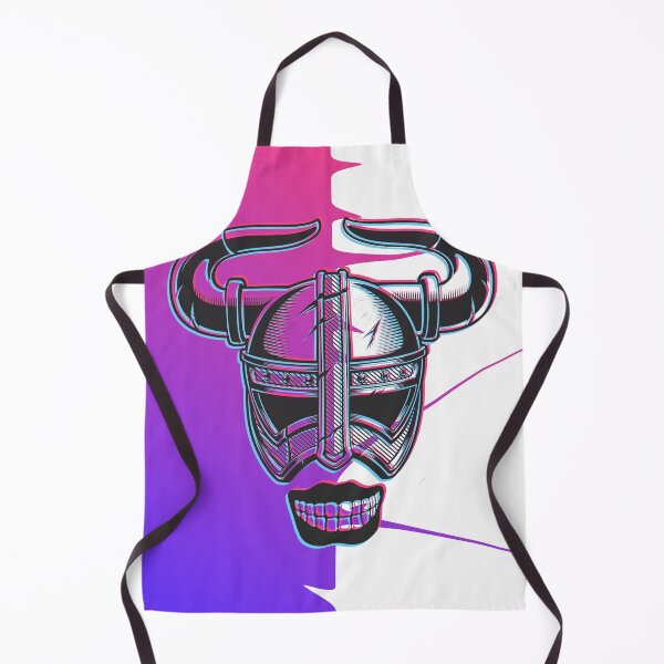 Item preview, Trippy Viking Helmet - Color Background Clean designed and sold by crazycollective.