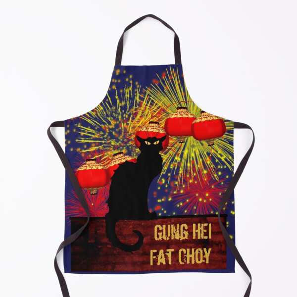 Item preview, Chat Noir Chinese New Year designed and sold by HolidayBug.