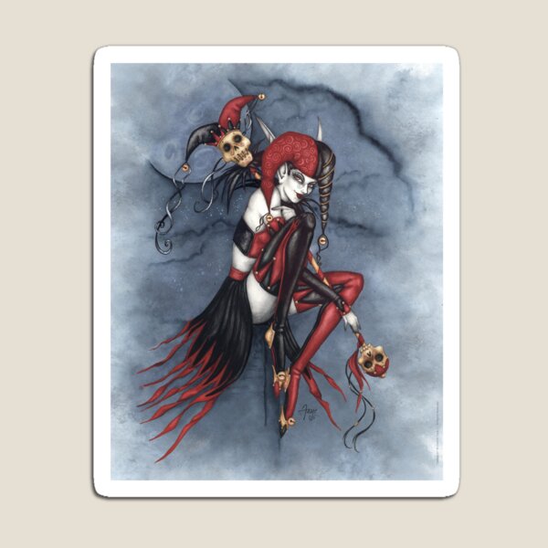 Dark Harlequin Magnet