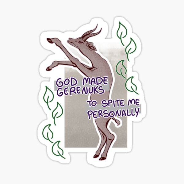 Gerenuks Sticker