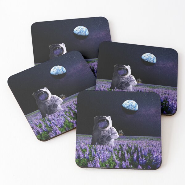 Item preview, Astronaut on a Lavender Field Moon designed and sold by Laser Brain, Ink..