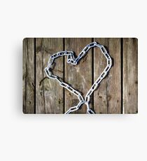 heart of steel Canvas Print