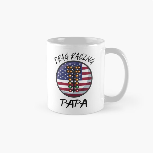 Item preview, Drag Racing Papa American Flag USA Grandpa Grandfather Racing Speed Fast Drag Racing Tree designed and sold by CarantinedChaos.