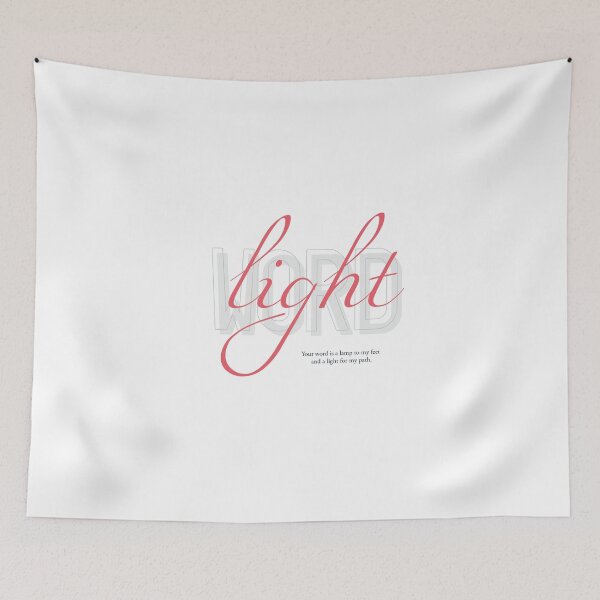 Item preview, Your word is a lamp to my feet and a light for my path. Psalm 119:105 (pink), bible, gospel, light, word, christian designed and sold by challengecafe.