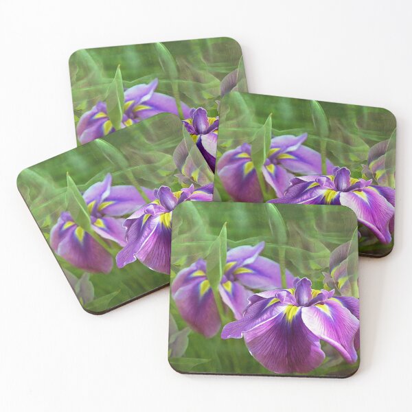 Item preview, Purple Irises in Motion designed and sold by SeaChangeDesign.