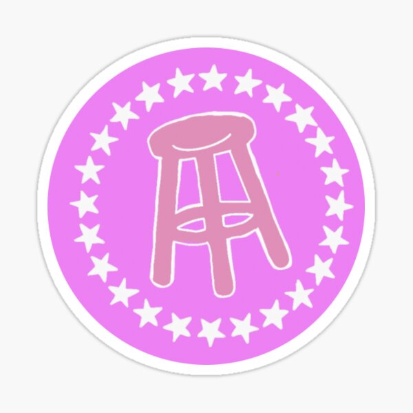 Item preview, pink barstool icon  designed and sold by sadieslilshop.