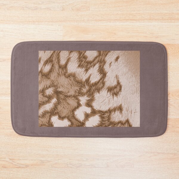 Item preview, SPECKLE PARK BROWN HIDE PRINT  designed and sold by Opalbluerose.