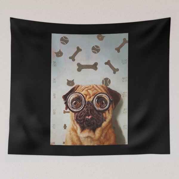 Item preview, Bulldog Optometrist Poster designed and sold by barbaraschumach.