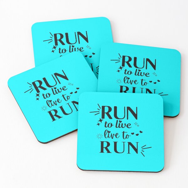 Item preview, Run To Live Live to Run designed and sold by The Feel Workshop.