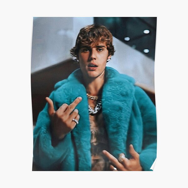 look jacket blue Poster
