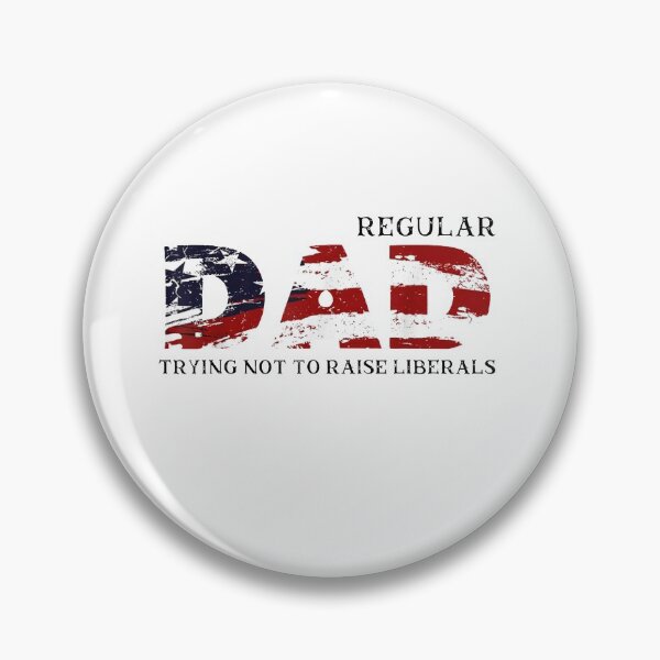 Item preview, Regular Dad Trying Not To Raise Liberal American USA Flag designed and sold by jackbellart.