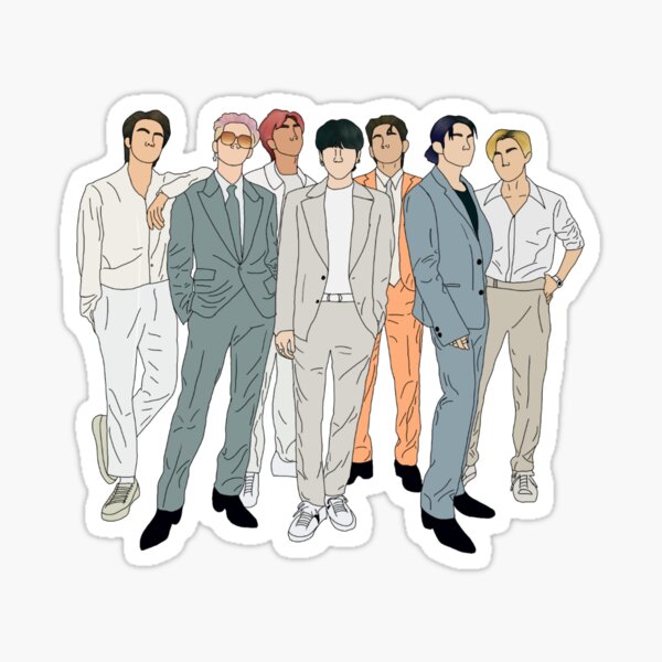 bts butter sticker for sale by shiraelmaleh redbubble
