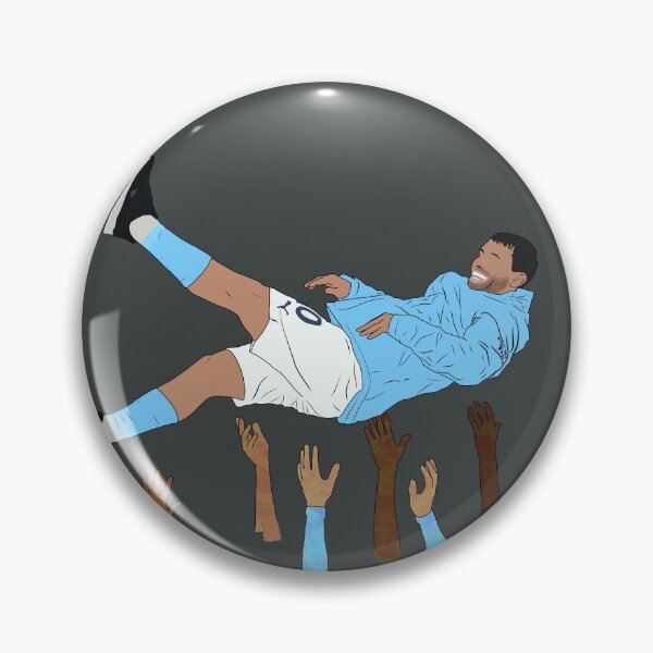 Item preview, Sergio Aguero City last Home Game  designed and sold by PiscesVibes.
