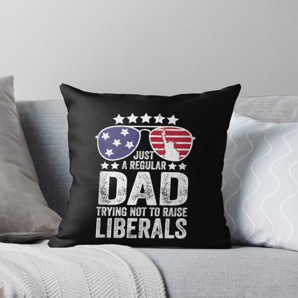 Item preview, Mens Just A Regular Dad Trying Not To Raise Liberals Republican designed and sold by jackbellart.