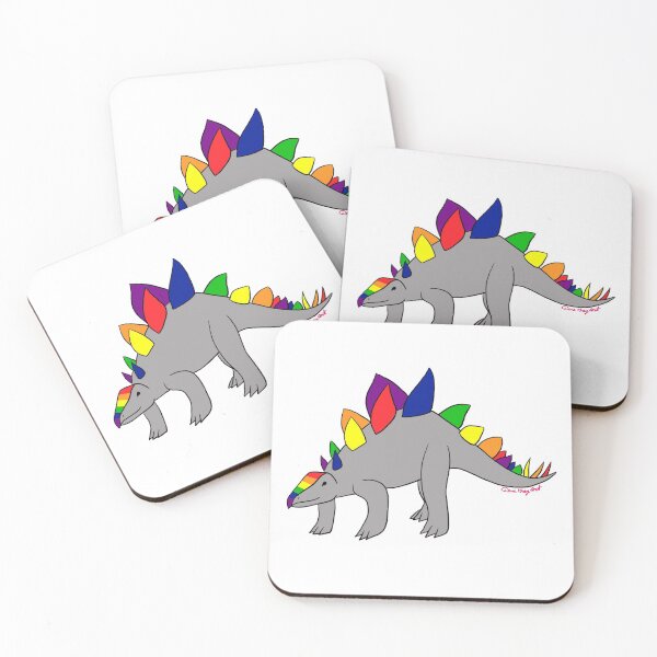 Item preview, Gay Pride Stegosaurus  designed and sold by Kit Rex.