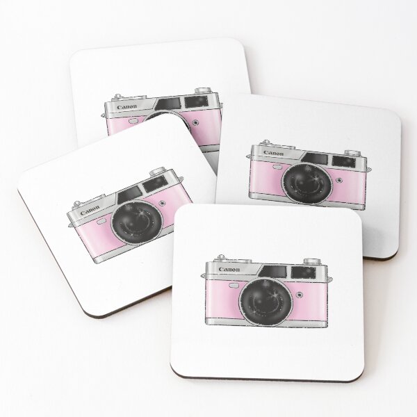 Item preview, Pink girly photocamera fashion illustration  designed and sold by Lalanacliparts.