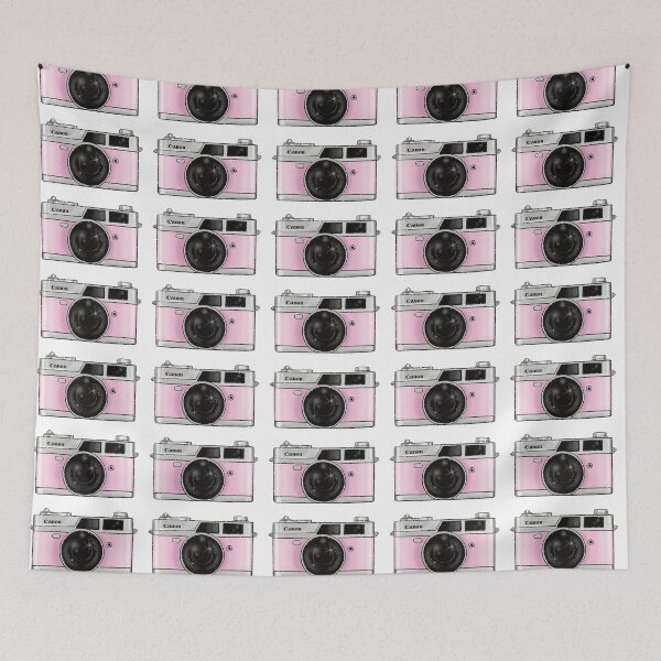 Item preview, Pink girly photocamera fashion illustration  designed and sold by Lalanacliparts.