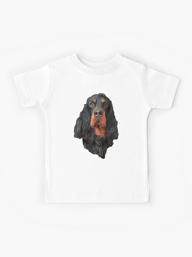 Gordon Setter Stunning Artistic Portrait Kids T Shirt for Sale by Elarex Redbubble