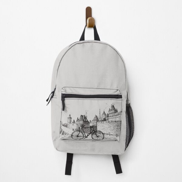 Item preview, Vintage Bicycle Biking Cycle vintage wall nice castle town designed and sold by Mani Naga.