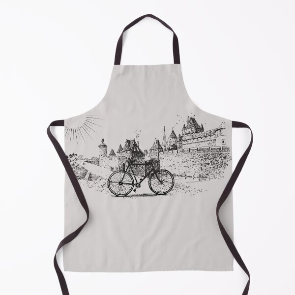 Item preview, Vintage Bicycle Biking Cycle vintage wall nice castle town designed and sold by Mani Naga.