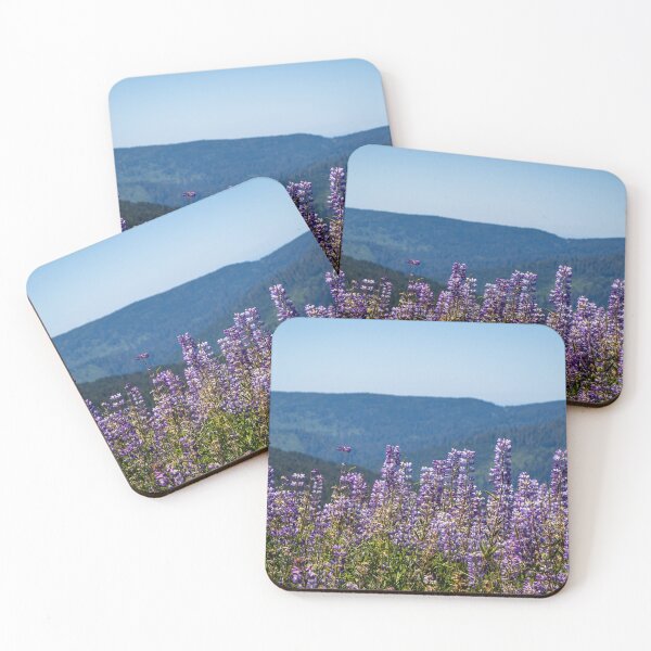 Item preview, Lupine flowers and mountains designed and sold by jillianbutolphphoto.