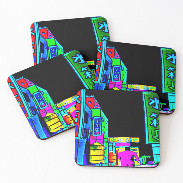 Item preview, JAPANESE POP-ART DESIGN INSPIRED BY THE NEON LIGHTS OF JAPAN AND GANGSTERS designed and sold by Jane Holloway.